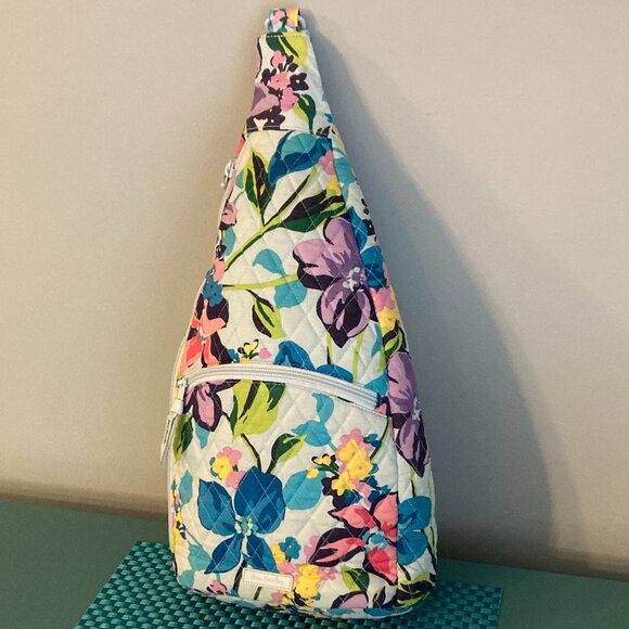 Vera Bradley Backpack Essential Sling NWOT  Marian Floral VHTF main image 9